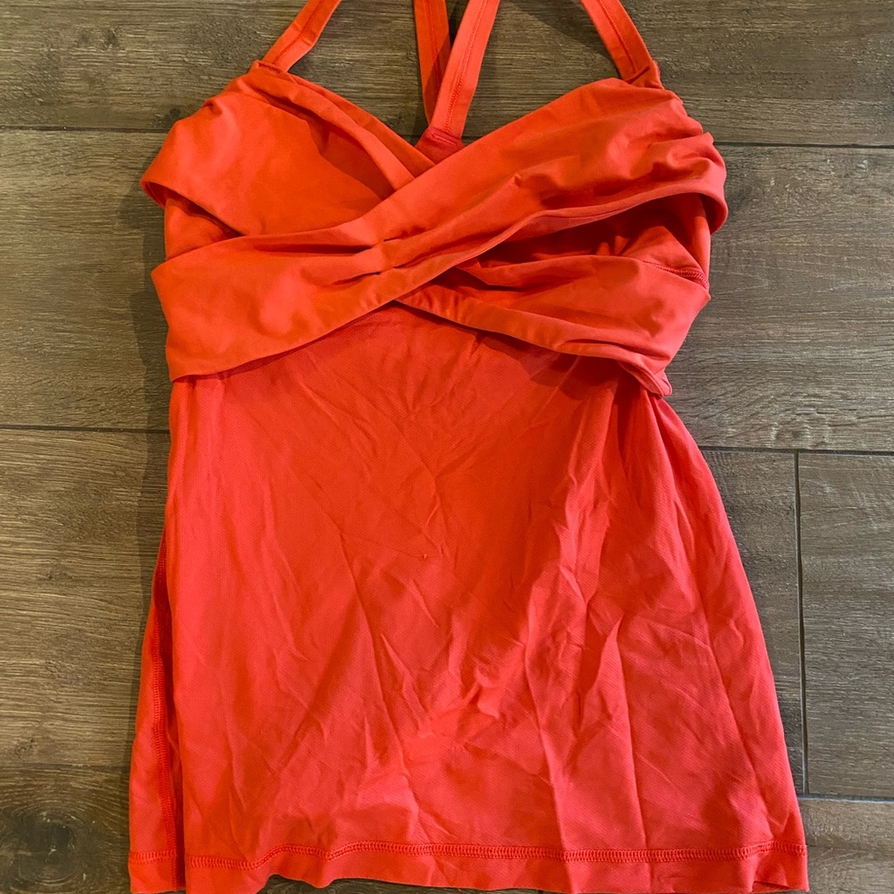 Lululemon orange tank